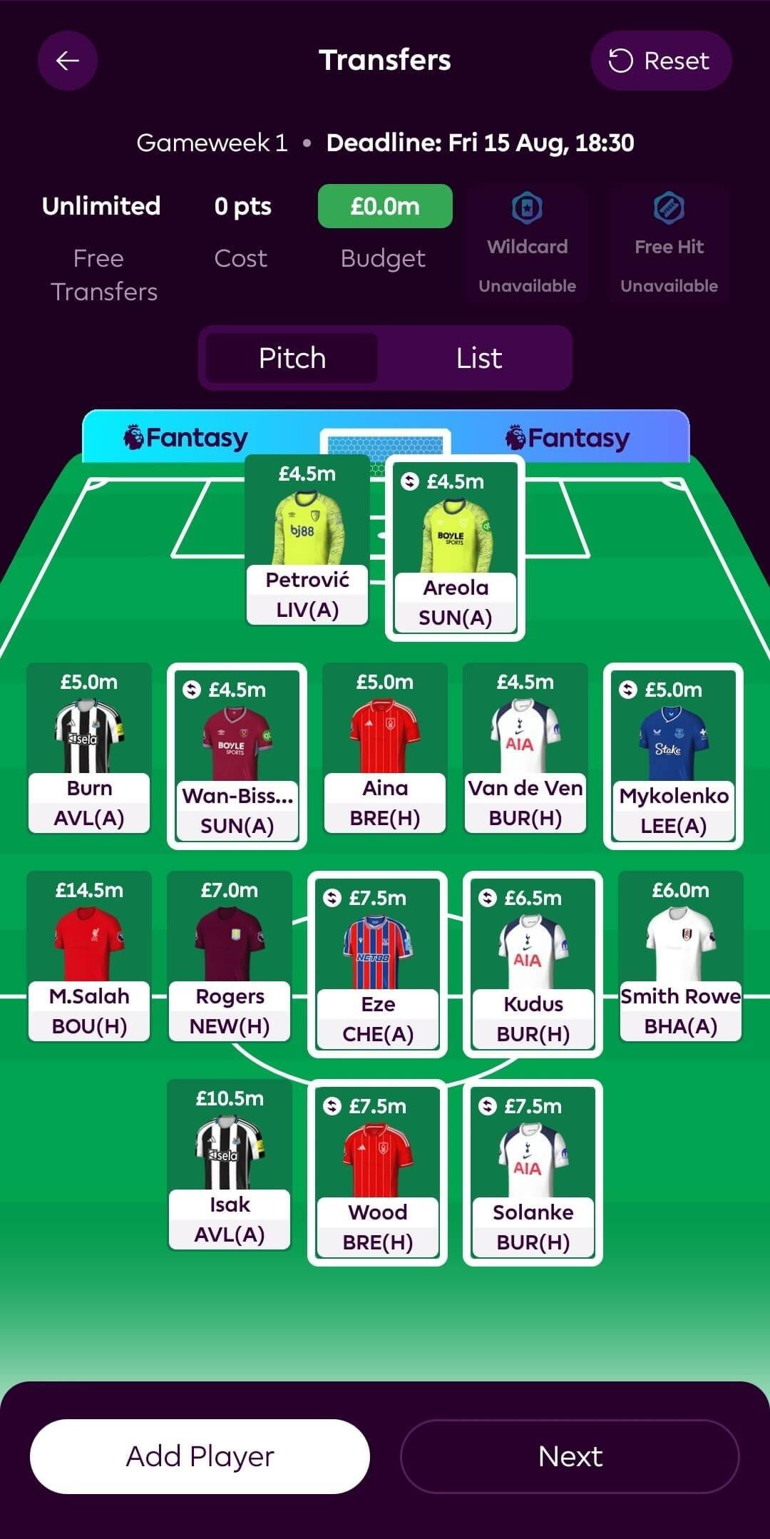 Bench Boost trong Fantasy